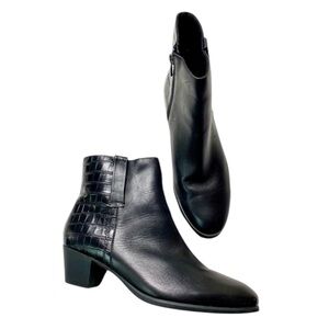 Munro “Karsyn Bootie” Black Leather Boots | Women’s size 11